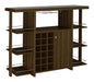 Evelio Bar Unit with Wine Bottle Storage Walnut image