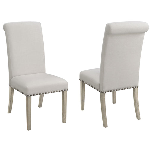 Salem Upholstered Side Chairs Rustic Smoke and Grey (Set of 2) image