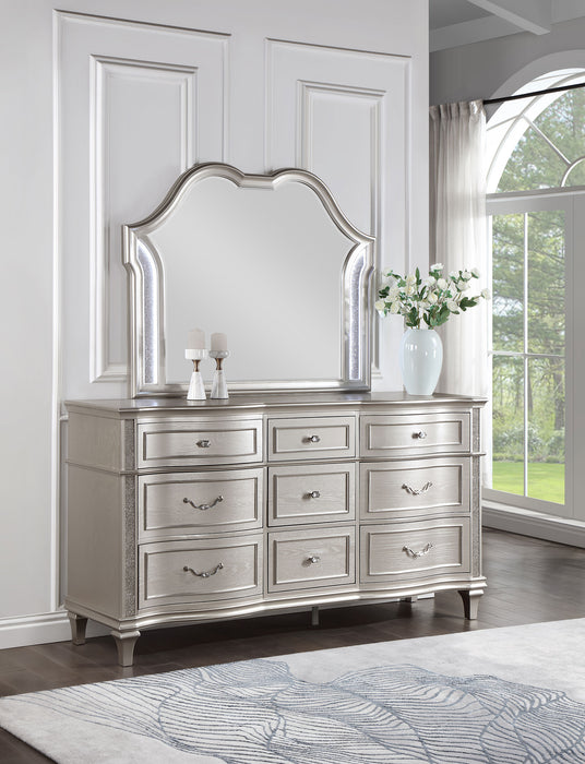 Evangeline Dresser With Mirror - De Avenue Furniture