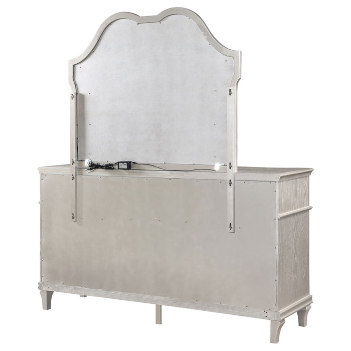 Evangeline Dresser With Mirror - De Avenue Furniture