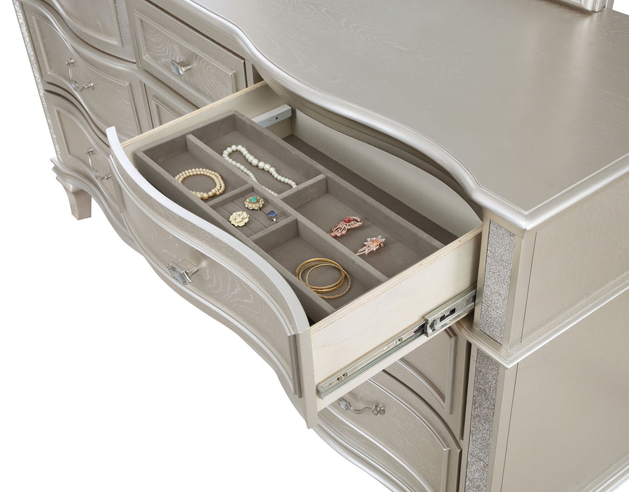 Evangeline Dresser With Mirror - De Avenue Furniture