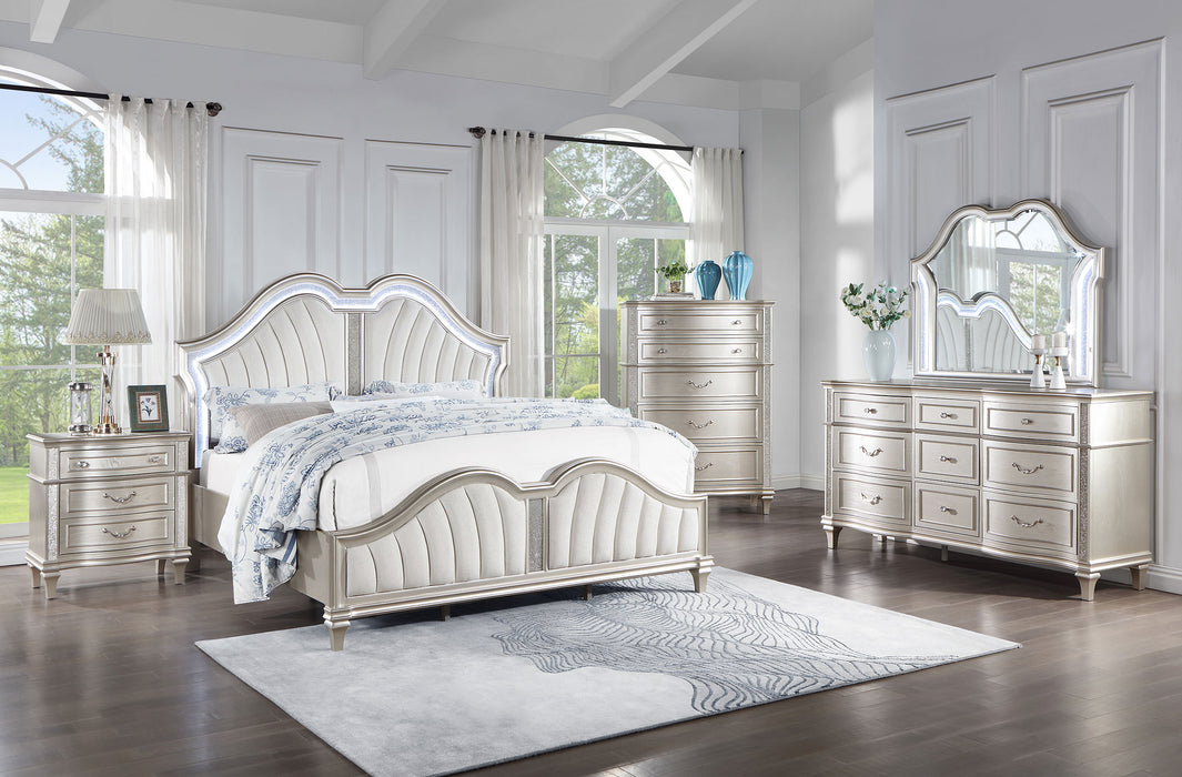 Evangeline Dresser With Mirror - De Avenue Furniture