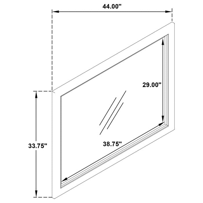 Kenora Dresser Mirror - De Avenue Furniture