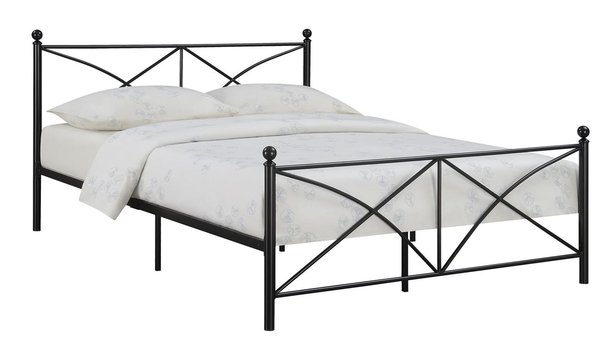 Hart Queen Platform Bed Black image