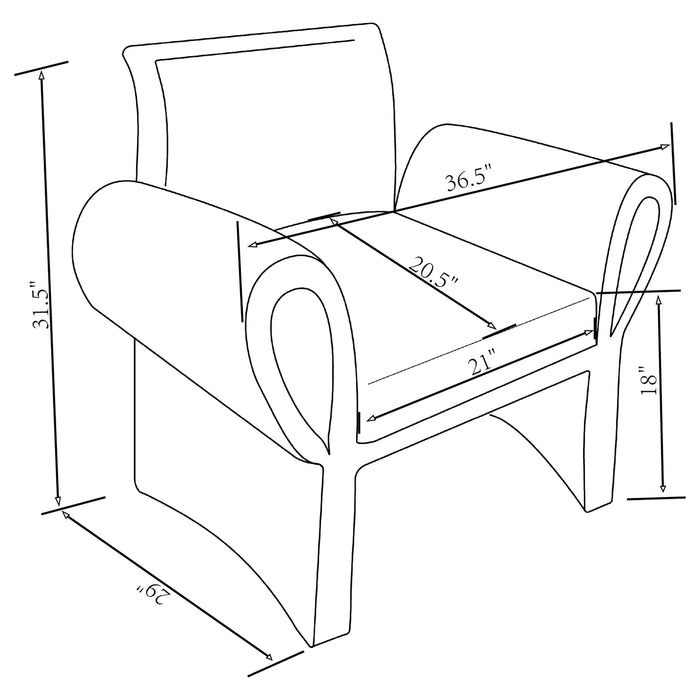 Liana Accent Chair - De Avenue Furniture