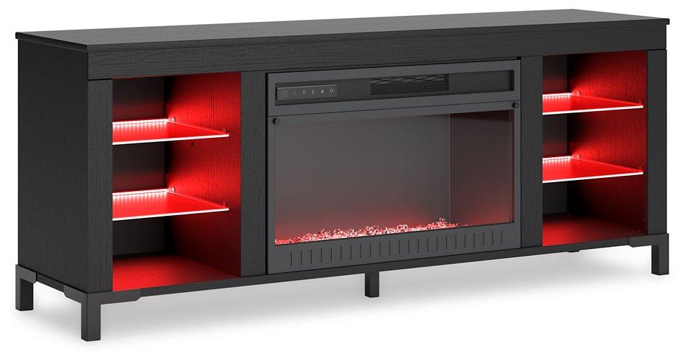 Cayberry 60" TV Stand with Electric Fireplace - De Avenue Furniture