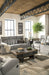 Mitchiner Reclining Sofa with Drop Down Table - De Avenue Furniture