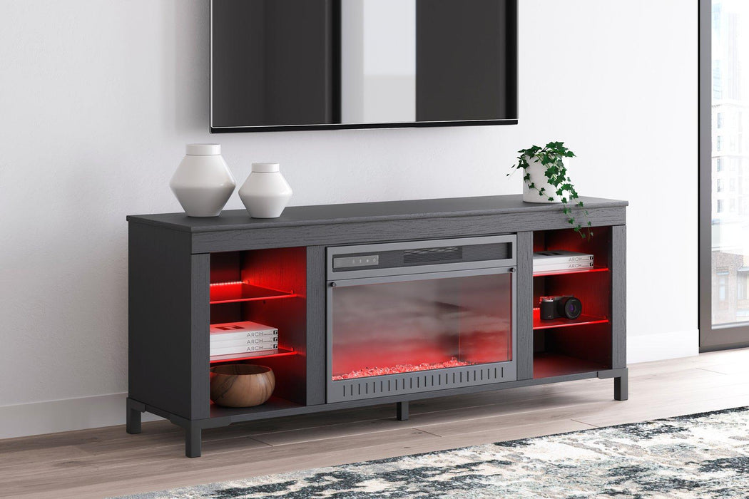 Cayberry 60" TV Stand with Electric Fireplace - De Avenue Furniture