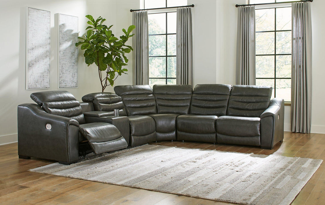Center Line Power Reclining Sectional - De Avenue Furniture