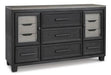 Foyland Dresser and Mirror - De Avenue Furniture