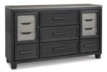 Foyland Dresser and Mirror - De Avenue Furniture