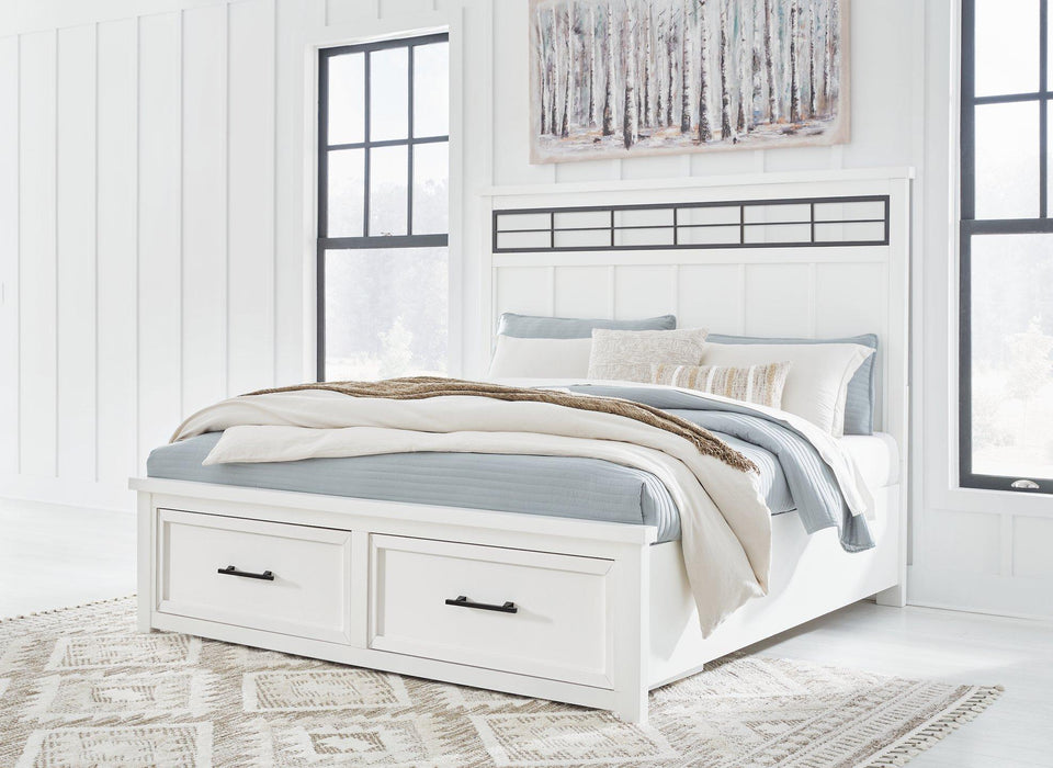 Ashbryn Panel Storage Bed - De Avenue Furniture