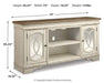 Realyn 74" TV Stand with Electric Fireplace - De Avenue Furniture