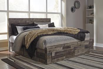 Derekson Bed with 6 Storage Drawers - De Avenue Furniture