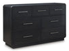 Rowanbeck Dresser and Mirror - De Avenue Furniture
