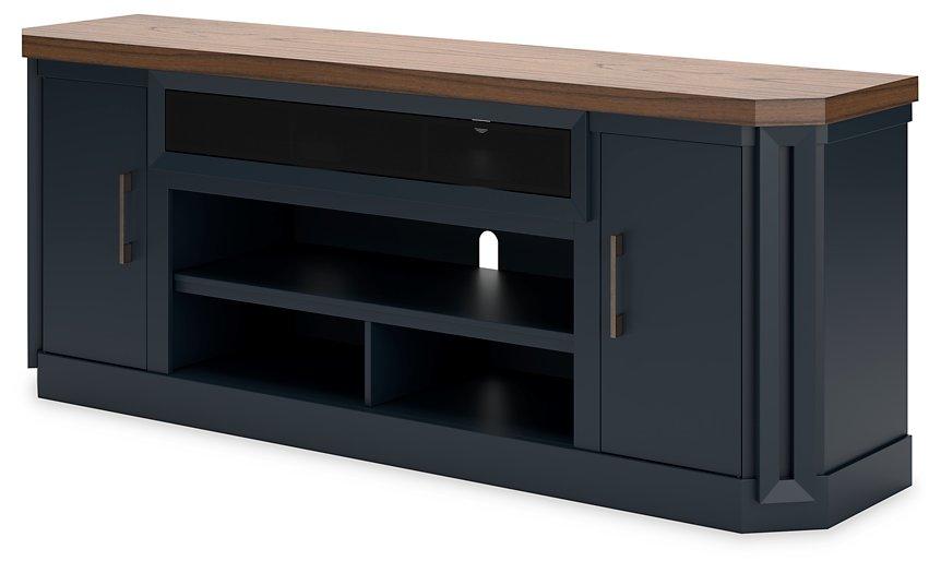 Landocken 83" TV Stand with Electric Fireplace - De Avenue Furniture