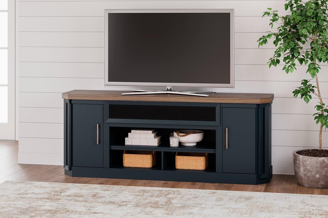 Landocken 83" TV Stand with Electric Fireplace - De Avenue Furniture