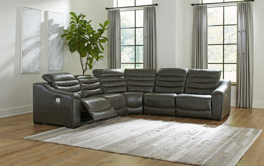Center Line Power Reclining Sectional - De Avenue Furniture