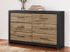 Vertani Dresser and Mirror - De Avenue Furniture