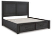 Foyland Panel Storage Bed - De Avenue Furniture