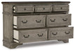 Lodenbay Dresser and Mirror - De Avenue Furniture