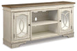 Realyn 74" TV Stand with Electric Fireplace - De Avenue Furniture