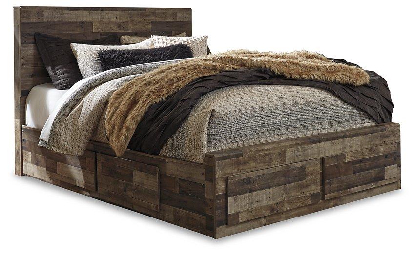 Derekson Bed with 4 Storage Drawers - De Avenue Furniture