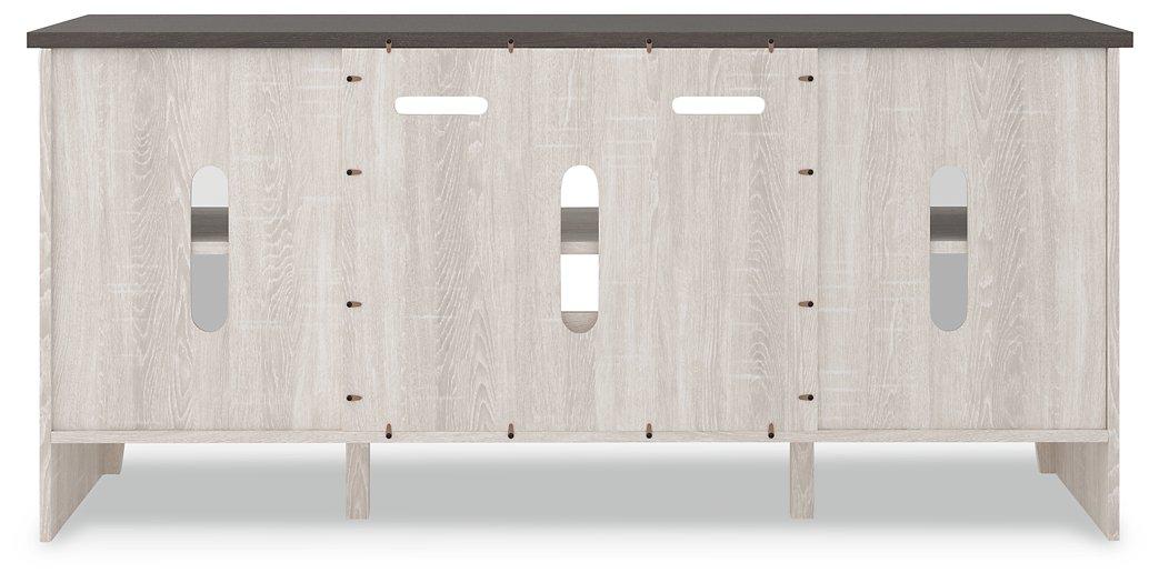 Dorrinson 60" TV Stand with Electric Fireplace - De Avenue Furniture