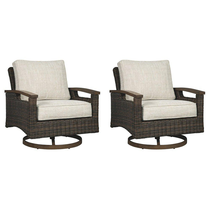 Paradise Trail Outdoor Sofa, Lounge Chairs and Fire Pit Table - De Avenue Furniture