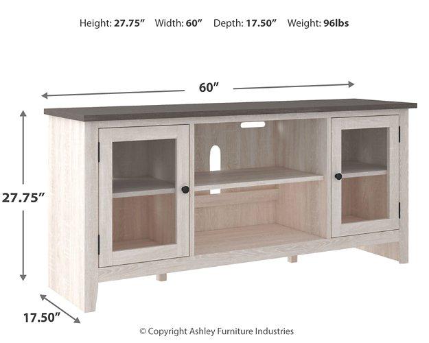 Dorrinson 60" TV Stand with Electric Fireplace - De Avenue Furniture