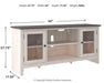 Dorrinson 60" TV Stand with Electric Fireplace - De Avenue Furniture