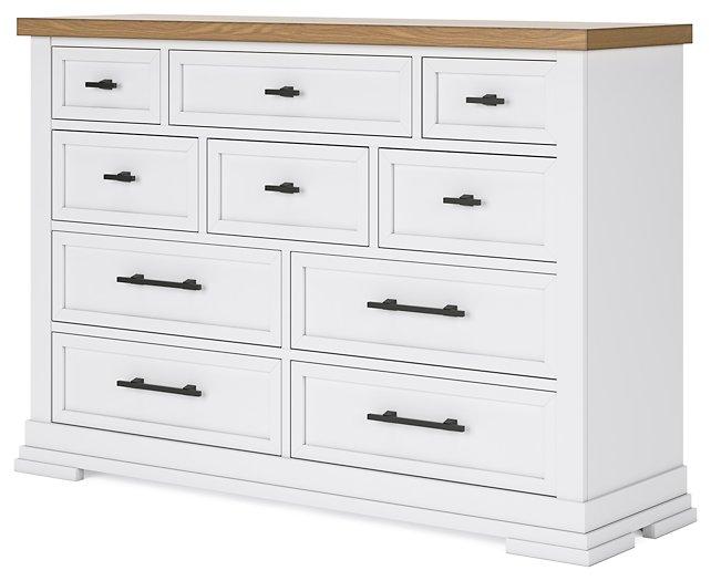 Ashbryn Dresser and Mirror - De Avenue Furniture