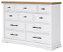 Ashbryn Dresser and Mirror - De Avenue Furniture