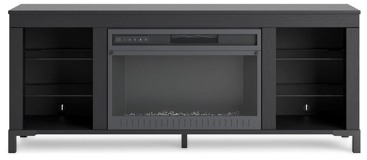 Cayberry 60" TV Stand with Electric Fireplace - De Avenue Furniture