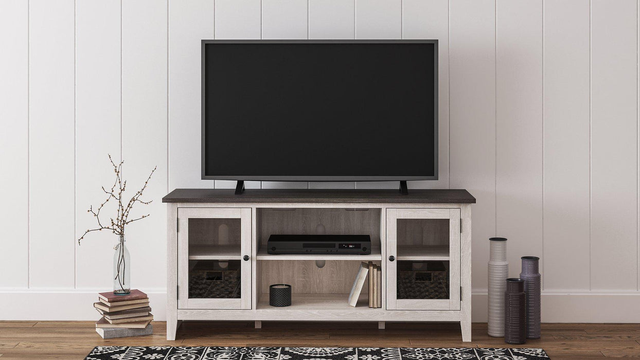 Dorrinson 60" TV Stand with Electric Fireplace - De Avenue Furniture