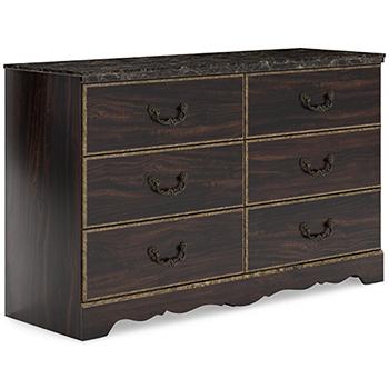 Glosmount Dresser and Mirror - De Avenue Furniture