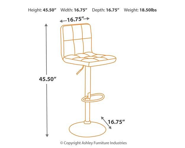 Bellatier Bar Stool Set - De Avenue Furniture
