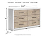 Charbitt Dresser and Mirror - De Avenue Furniture