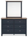 Landocken Dresser and Mirror - De Avenue Furniture
