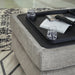 Megginson Ottoman With Storage - De Avenue Furniture