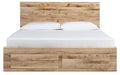 Hyanna Panel Storage Bed with 2 Under Bed Storage Drawer - De Avenue Furniture