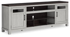 Darborn 88" TV Stand with Electric Fireplace - De Avenue Furniture