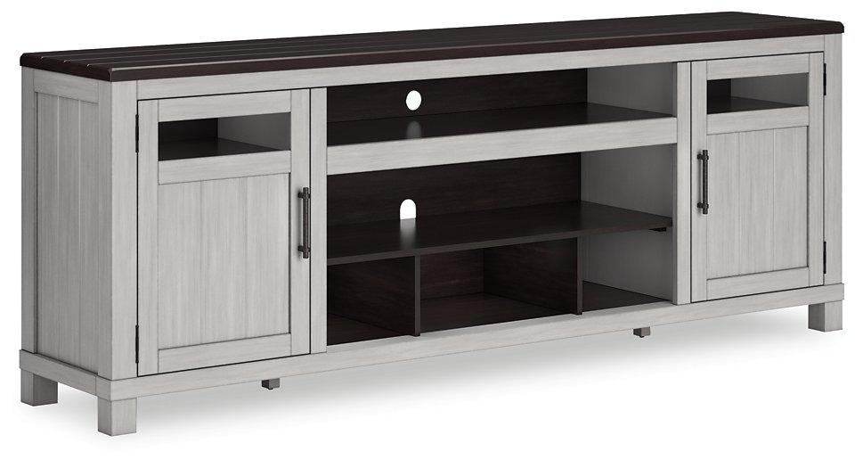 Darborn 88" TV Stand with Electric Fireplace - De Avenue Furniture