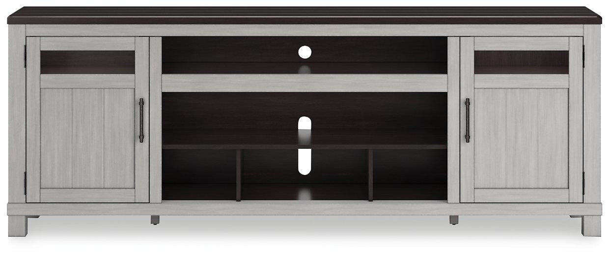 Darborn 88" TV Stand with Electric Fireplace - De Avenue Furniture