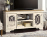 Realyn 74" TV Stand with Electric Fireplace - De Avenue Furniture