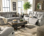 Mitchiner Reclining Sofa with Drop Down Table - De Avenue Furniture