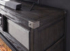 Todoe 65" TV Stand with Electric Fireplace - De Avenue Furniture