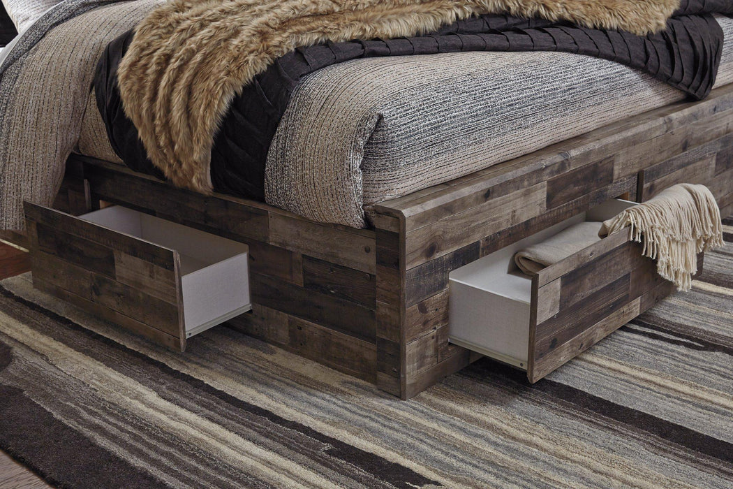 Derekson Bed with 4 Storage Drawers - De Avenue Furniture
