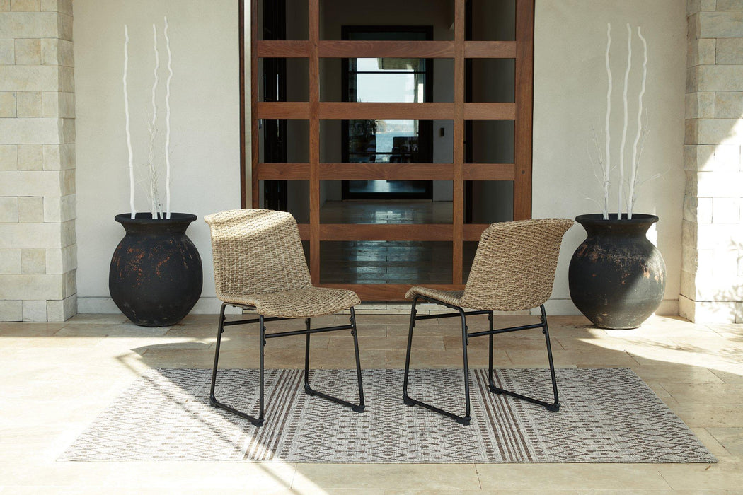 Amaris Outdoor Dining Chair (Set of 2) - De Avenue Furniture