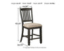 Tyler Creek Counter Height Bar Stool - De Avenue Furniture